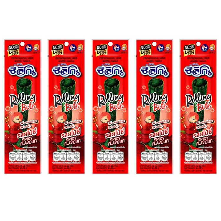 Морская капуста Seleco с острым вкусом, 5 шт по 2,8 г