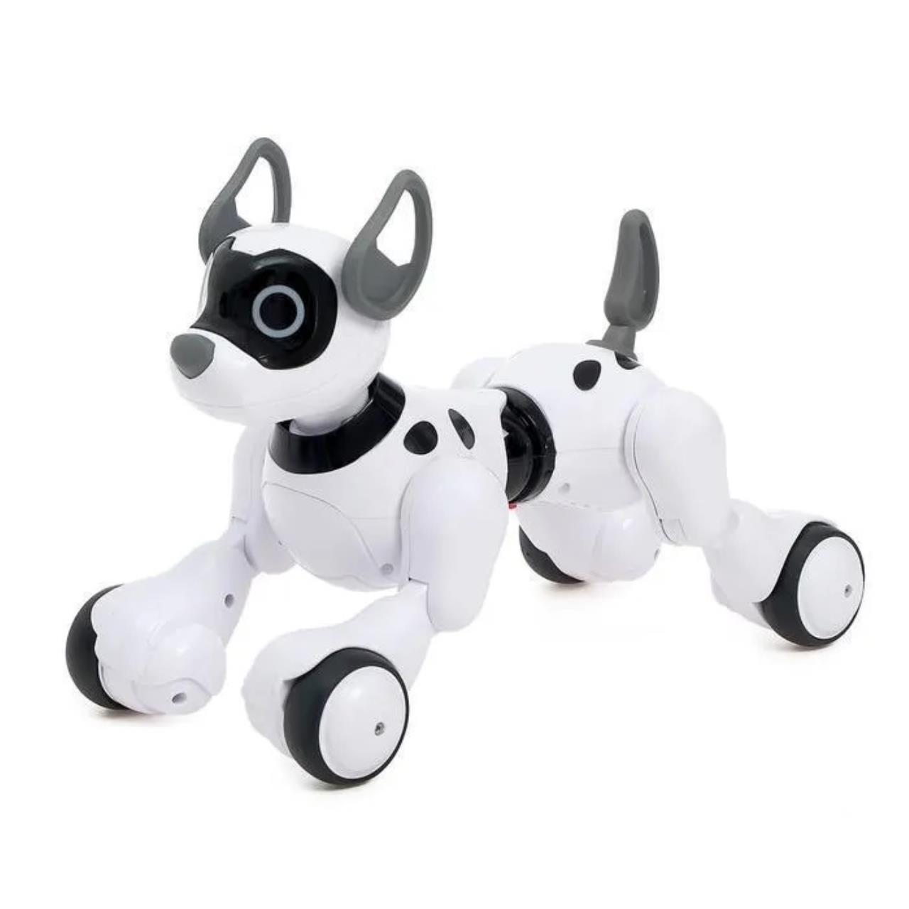 Робот-игрушка радиоуправляемая Собака свет. и звук. эффекты 4376315 провода для пуско зарядного устройства 200 а
