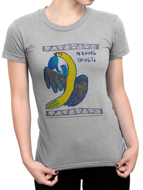 

Футболка женская Dream Shirts Мэгги Роджерс серая L, "Мэгги Роджерс"