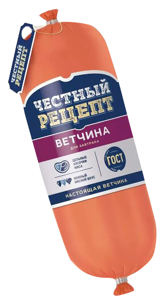 

Ветчина Честный рецепт для завтрака 450 г