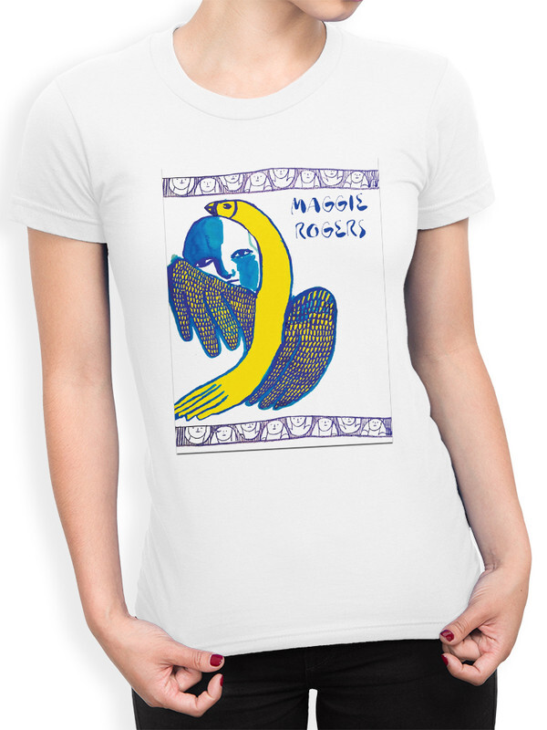 

Футболка женская Dream Shirts Мэгги Роджерс белая L, "Мэгги Роджерс"