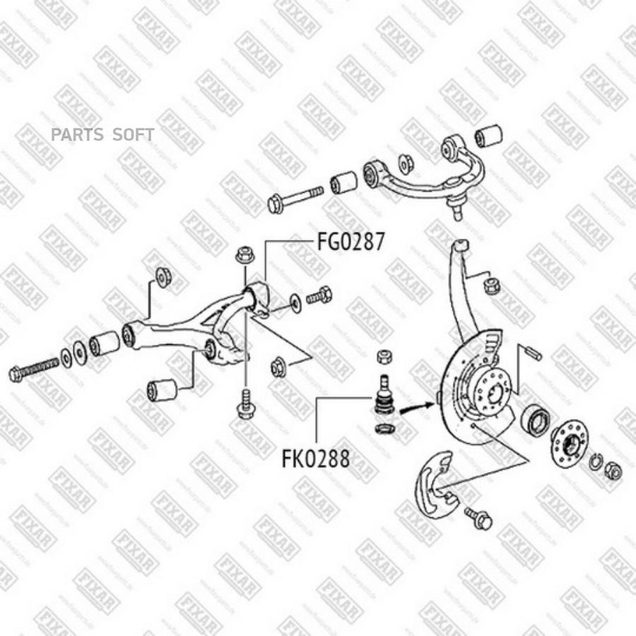 

Сайлентблок Fixar FG0287