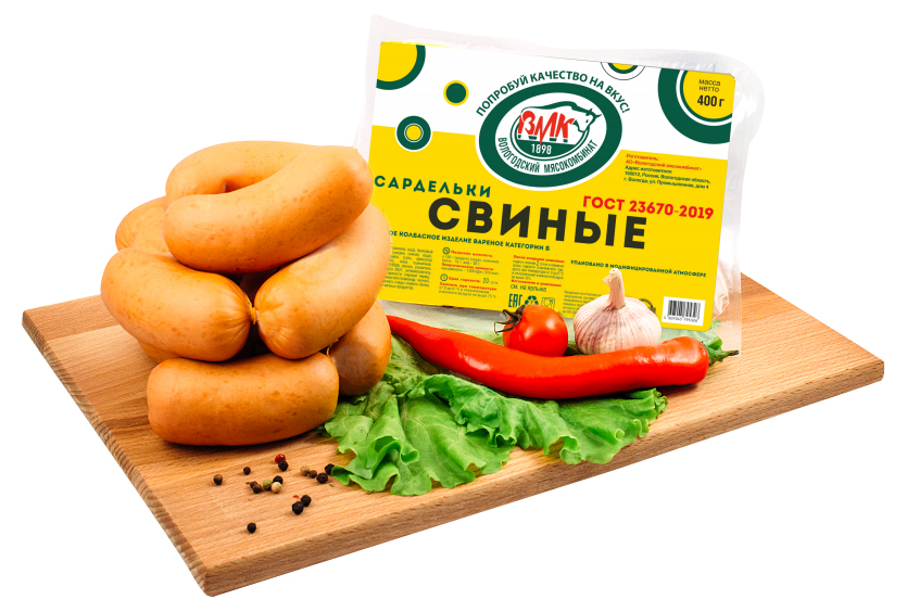 

Сардельки ВМК Сардельки Свиные 400 г
