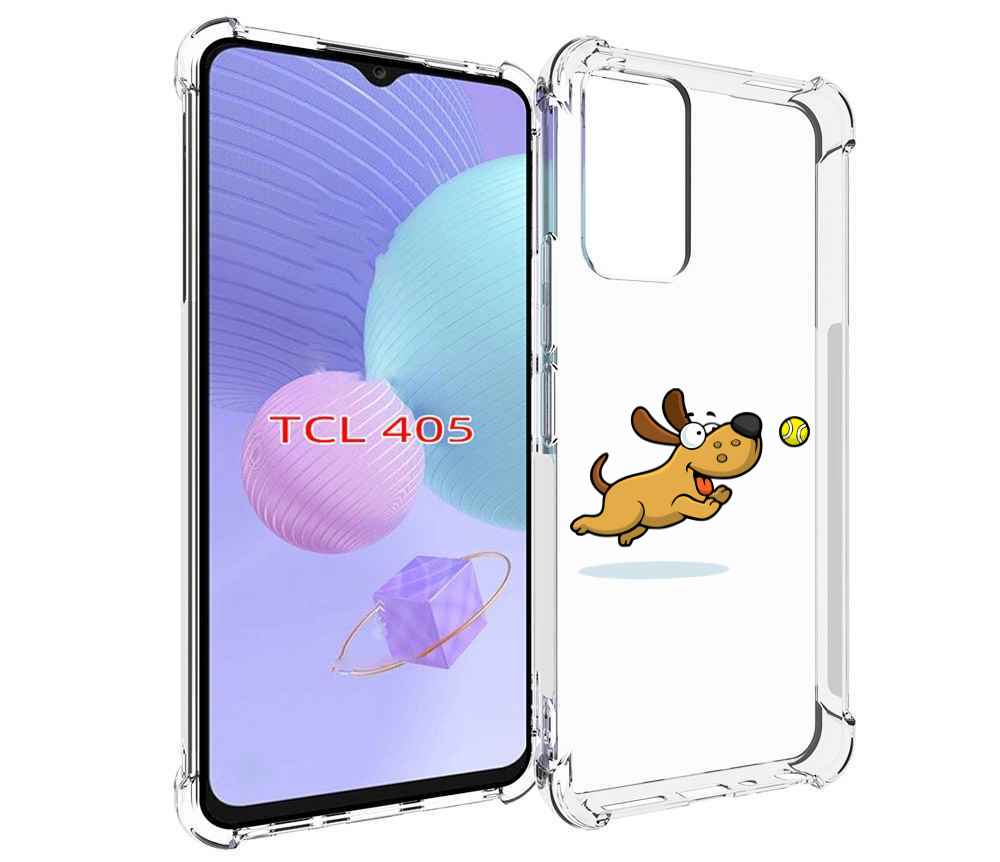 

Чехол MyPads пёсик для TCL 405, Tocco