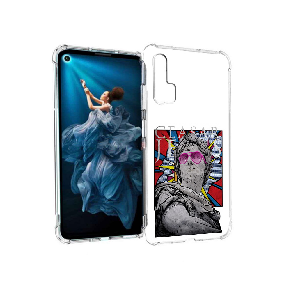 

Чехол MyPads Tocco для Honor 20 Pro крутая статуя свободы (PT129185.18.423), Прозрачный, Tocco