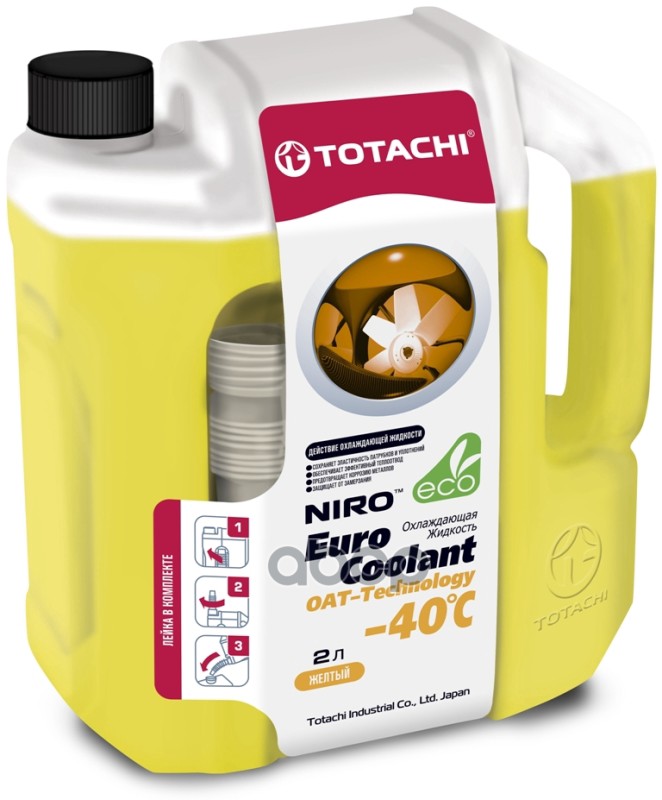 фото Антифриз totachi niro euro coolant oat - technology -40 c 2л totachi арт. 4589904923975