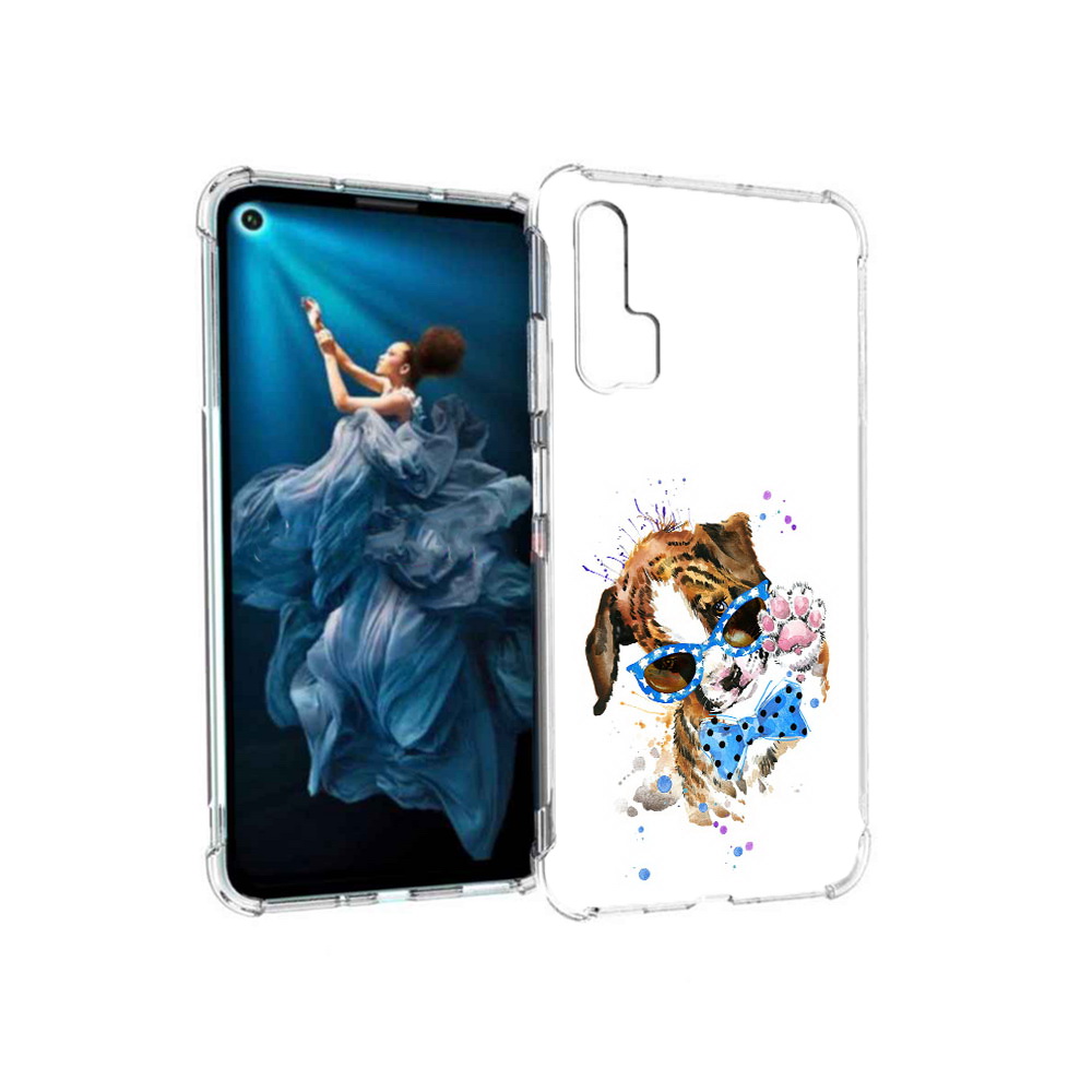

Чехол MyPads Tocco для Honor 20 Pro лапочка (PT129185.18.434), Прозрачный, Tocco
