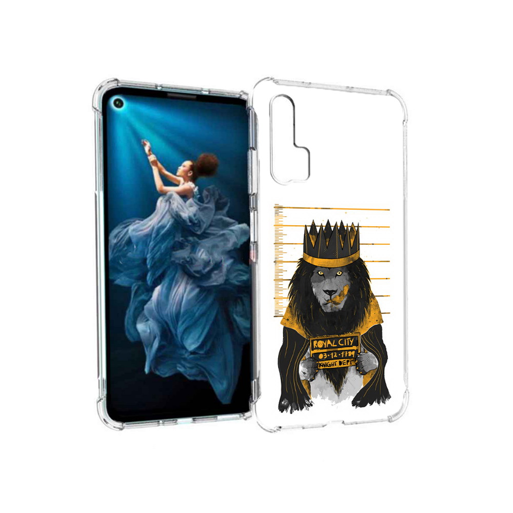 

Чехол MyPads Tocco для Honor 20 Pro лев в законе (PT129185.18.435), Прозрачный, Tocco