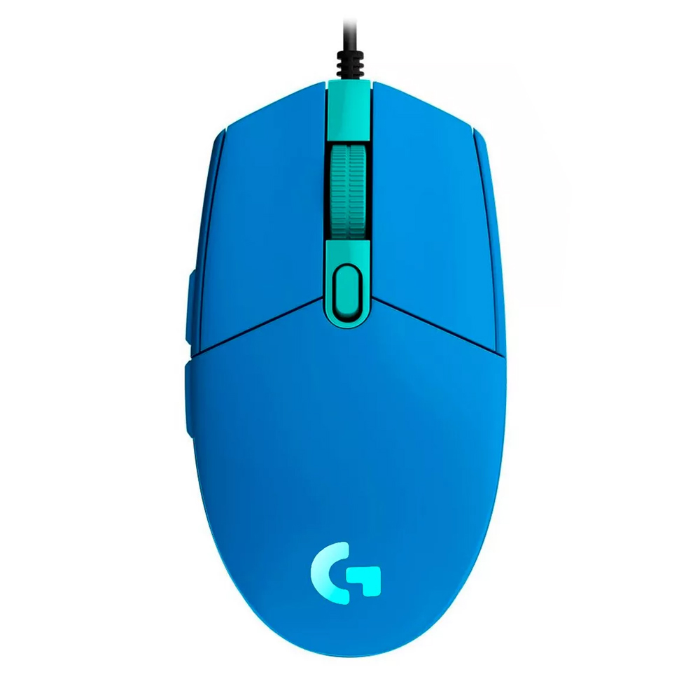 

Мышь Logitech G G102 проводная, игровая, RGB, 8000 dpi, 6 кнопок, 2,1 м, синяя, 910-005810, G G102