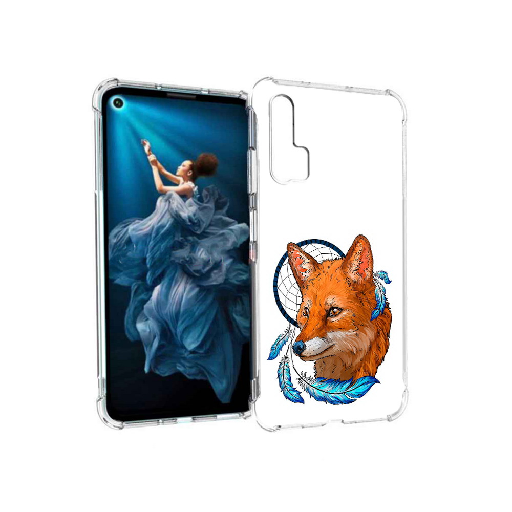 

Чехол MyPads Tocco для Honor 20 Pro лиса и ловец снов (PT129185.18.438), Прозрачный, Tocco