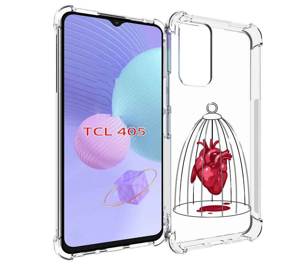 

Чехол MyPads сердце в клетке для TCL 405, Tocco