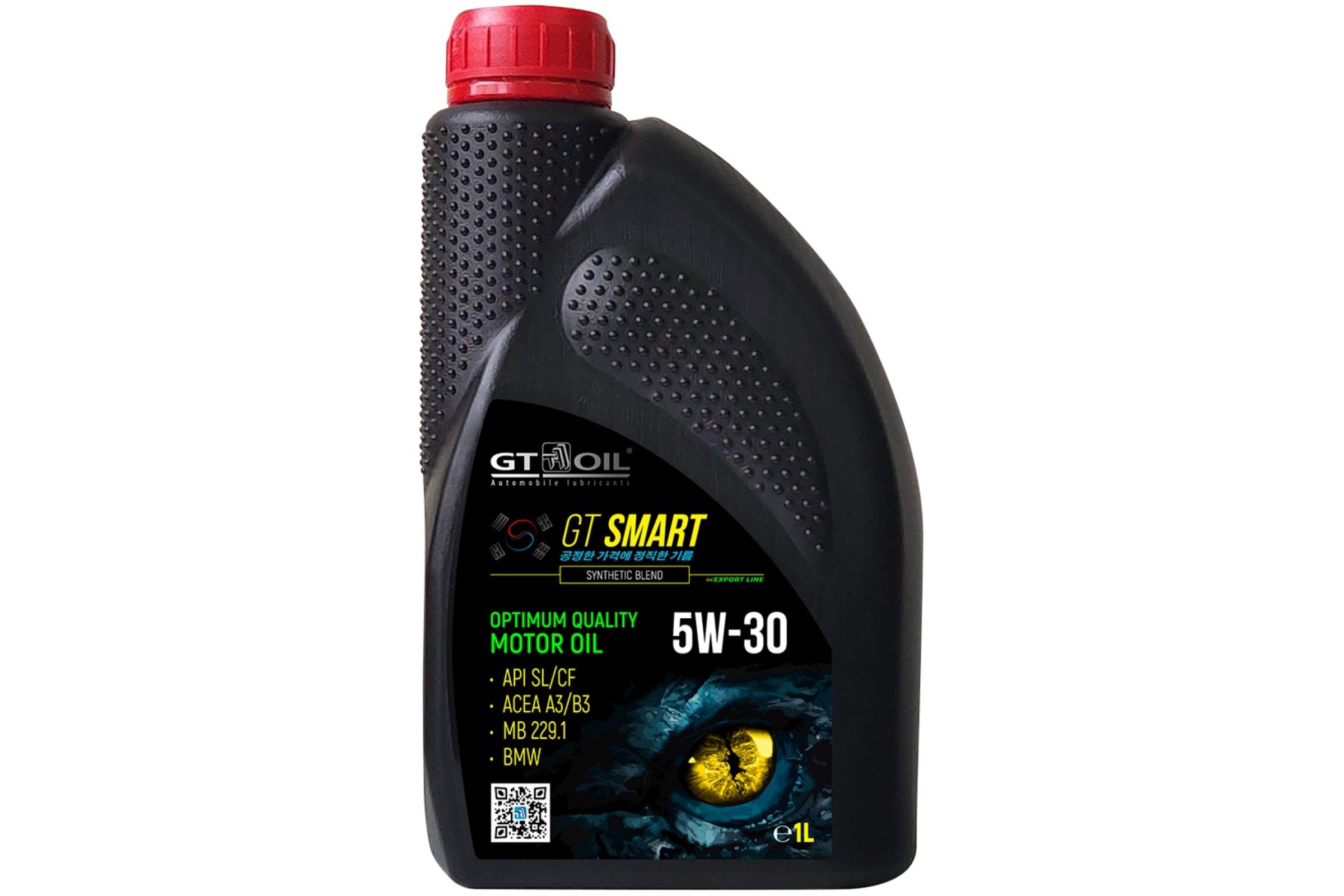 GT OIL 8809059408827 Моторное масло полусинт. GT Smart SAE 5W30 API SL/CF, 1 л 1шт