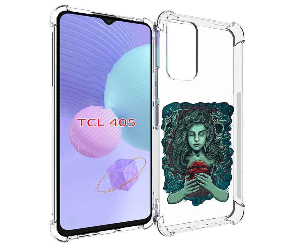 

Чехол MyPads спящая девушка для TCL 405, Tocco