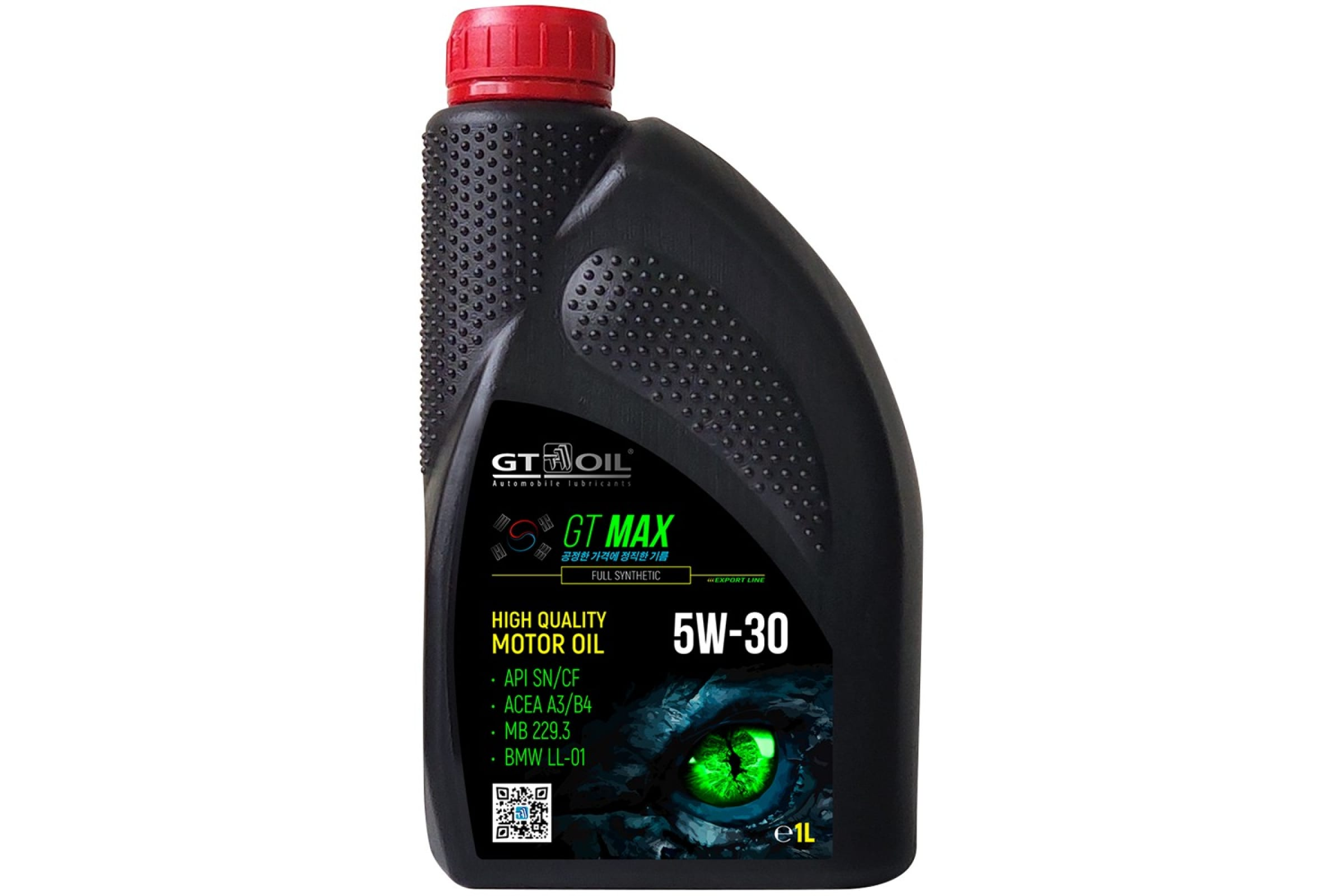 Моторное масло GT OIL синтетическое GT Max SAE 5W30 API SN/CF 1л
