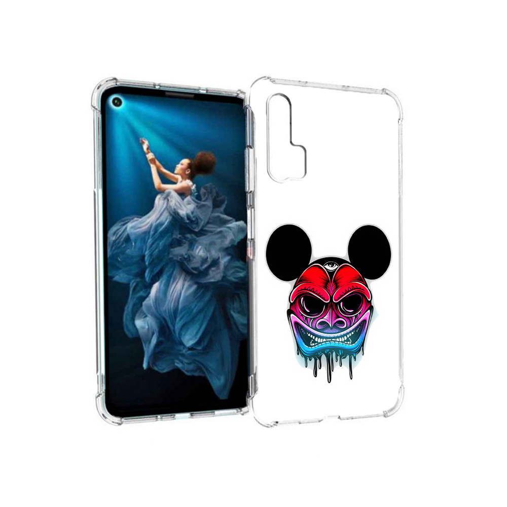 

Чехол MyPads Tocco для Honor 20 Pro микки в маске (PT129185.18.473), Прозрачный, Tocco
