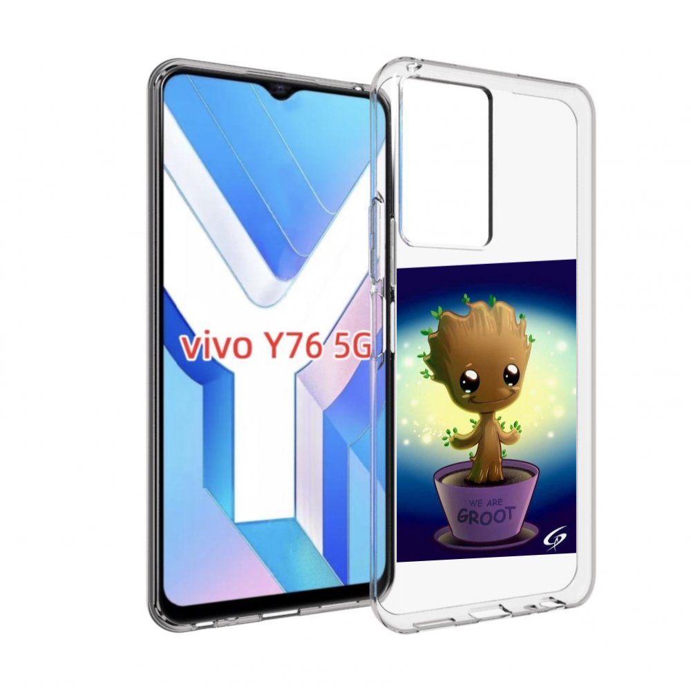 

Чехол MyPads Грут для Vivo Y76 5G, Прозрачный, Tocco