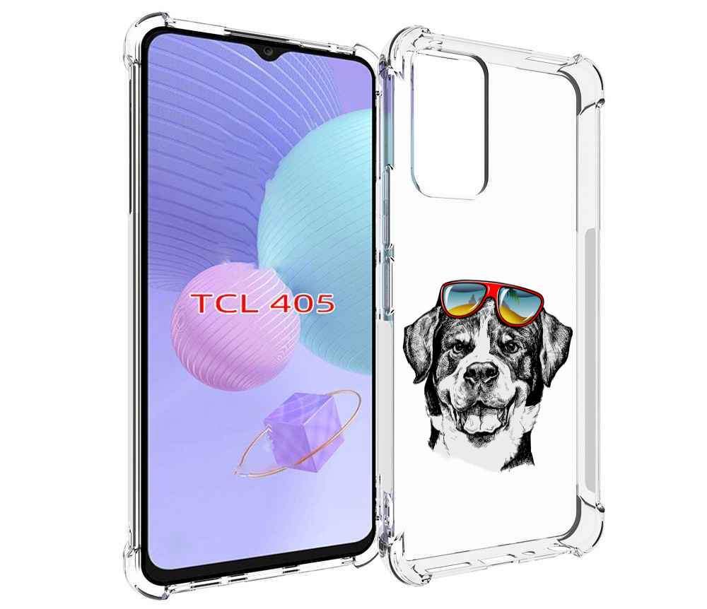 

Чехол MyPads счастливая собака для TCL 405, Tocco