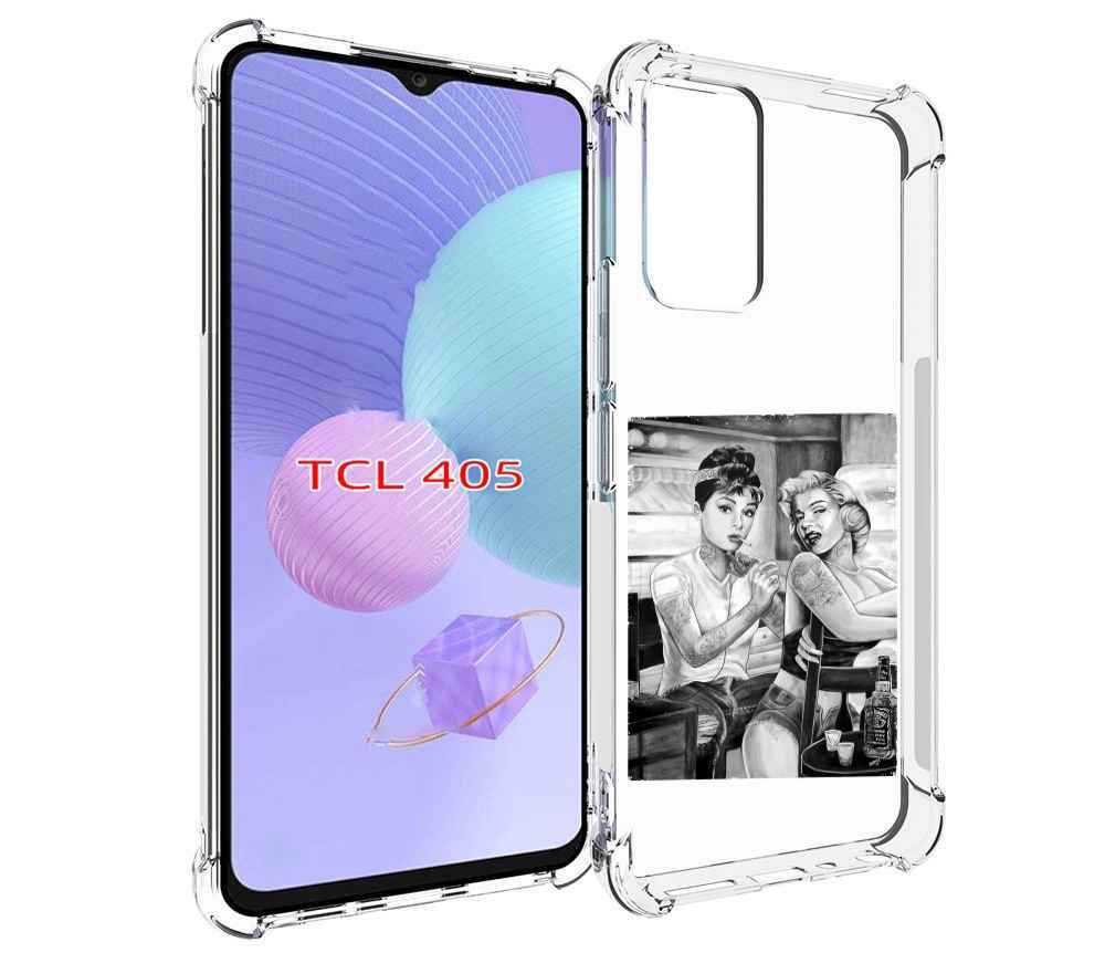 

Чехол MyPads тату мастер для TCL 405, Tocco