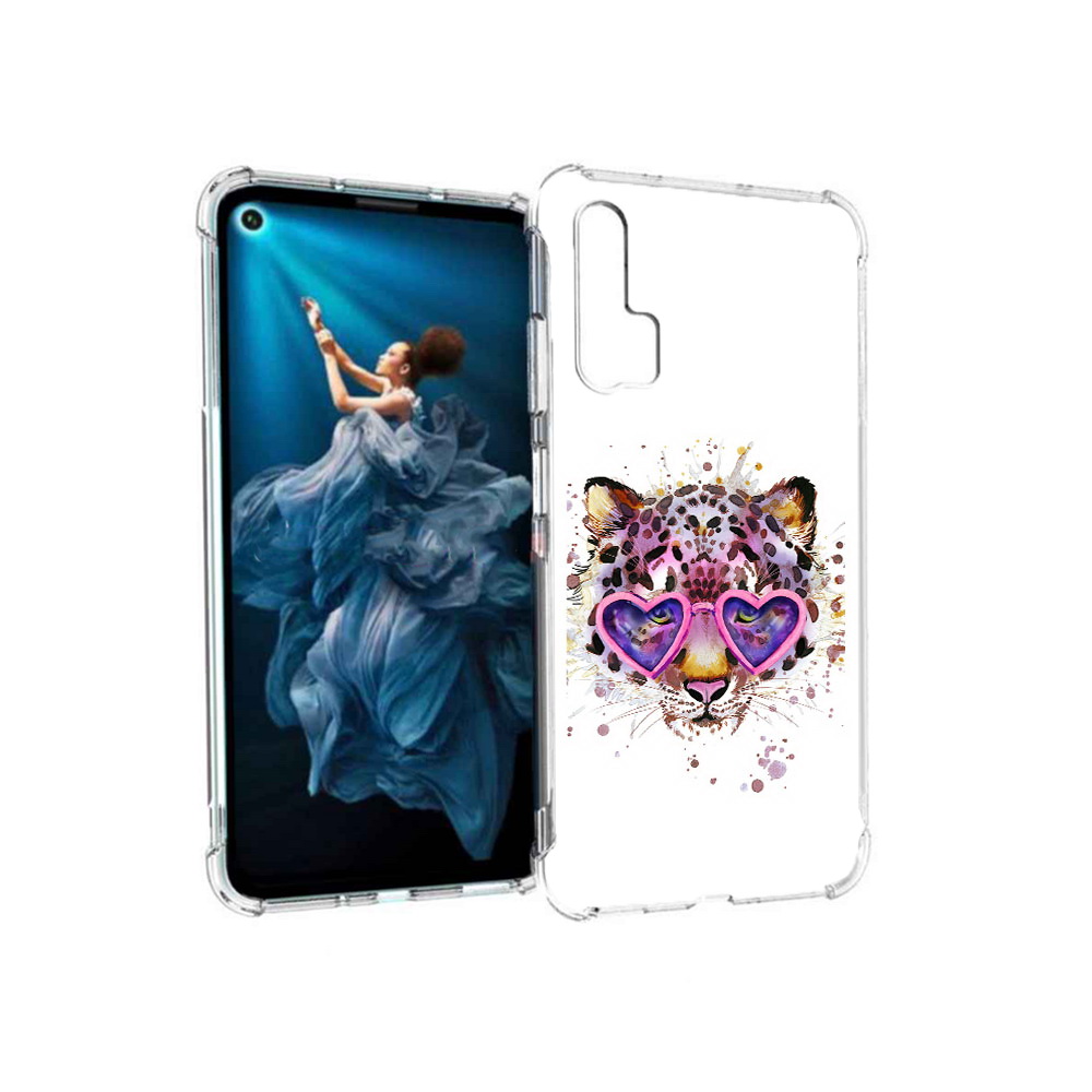 

Чехол MyPads Tocco для Honor 20 Pro модный леопард (PT129185.18.480), Прозрачный, Tocco