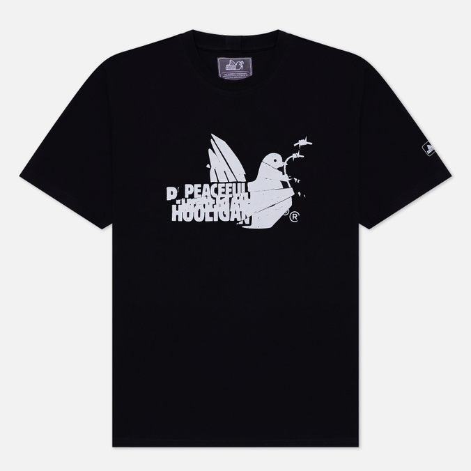 

Футболка мужская Peaceful Hooligan PHAW22PRITEE02-BLK черная 2XL, PHAW22PRITEE02-BLK