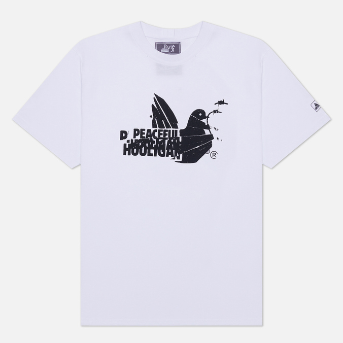 

Футболка мужская Peaceful Hooligan PHAW22PRITEE02-WHT белая L, PHAW22PRITEE02-WHT