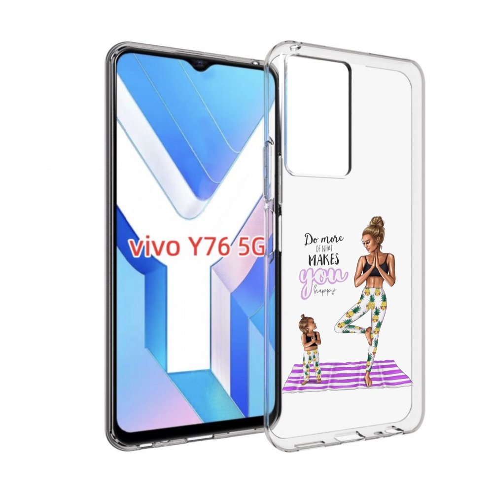 

Чехол MyPads Девочки-в-ананасах для Vivo Y76 5G, Прозрачный, Tocco