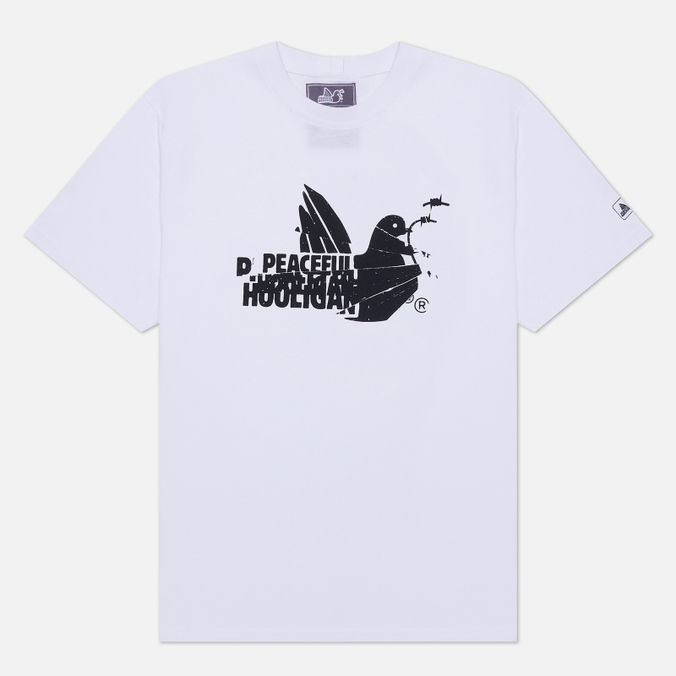 

Футболка мужская Peaceful Hooligan PHAW22PRITEE02-WHT белая XL, PHAW22PRITEE02-WHT