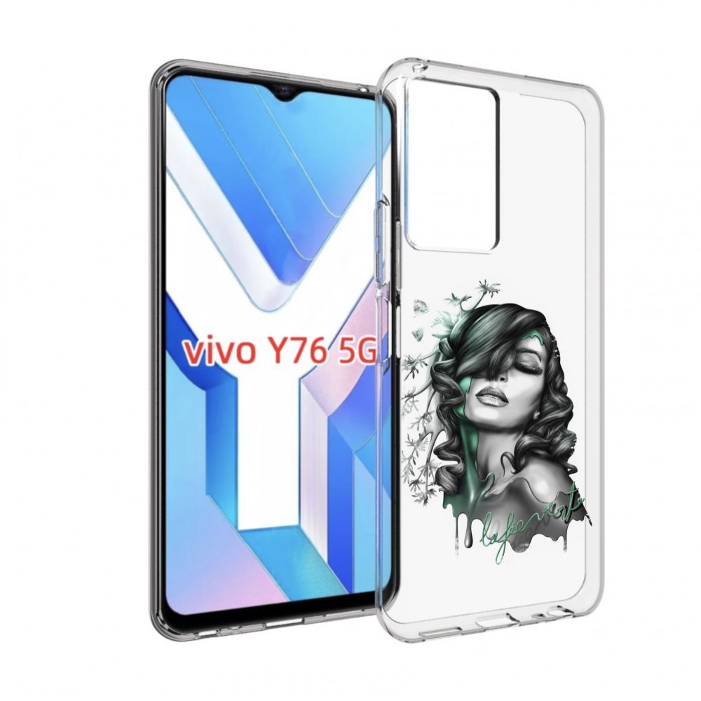 

Чехол MyPads Девушка 2 для Vivo Y76 5G, Прозрачный, Tocco