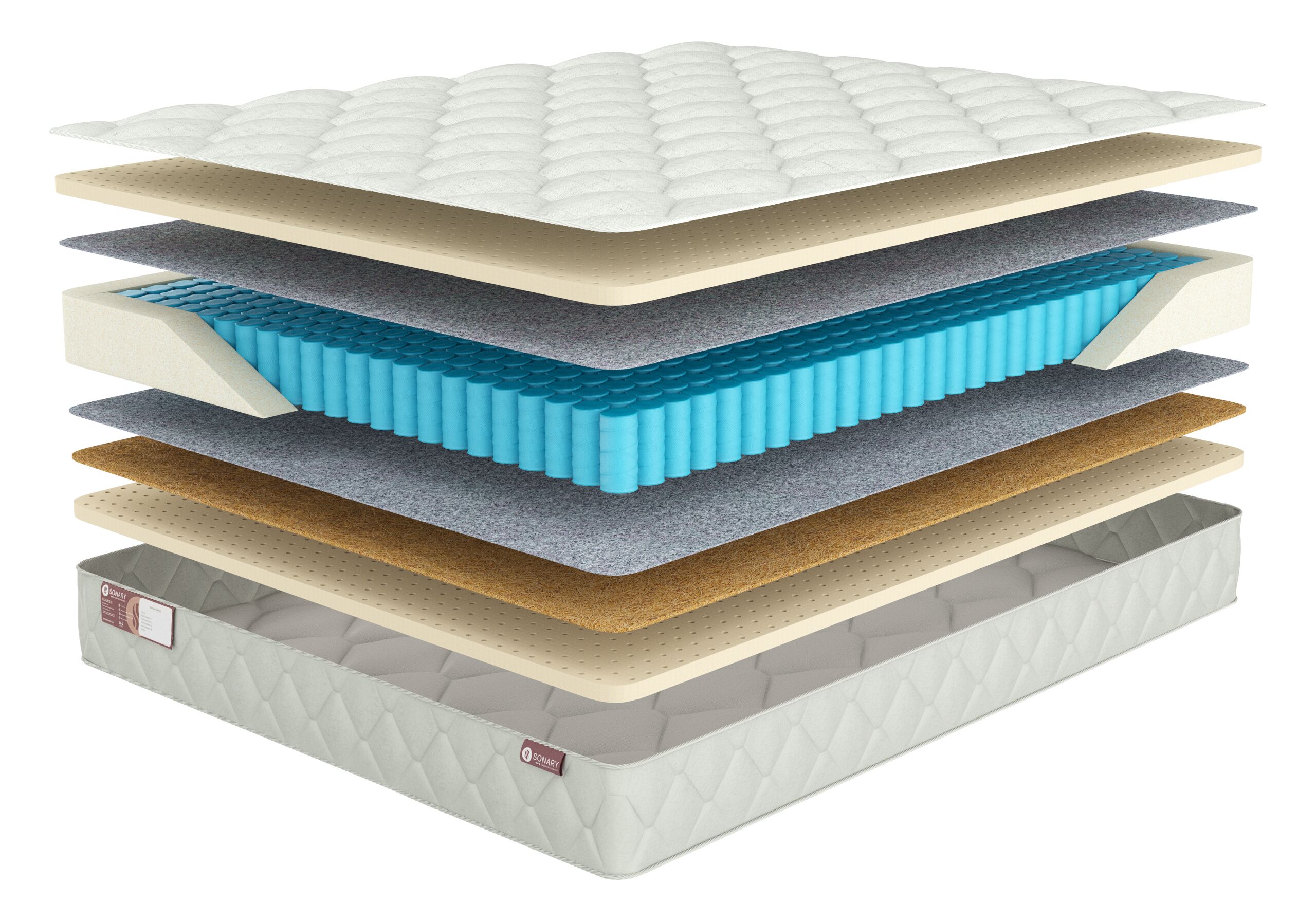 

Матрас Sonary Town Eger 110х215, Белый, Eger