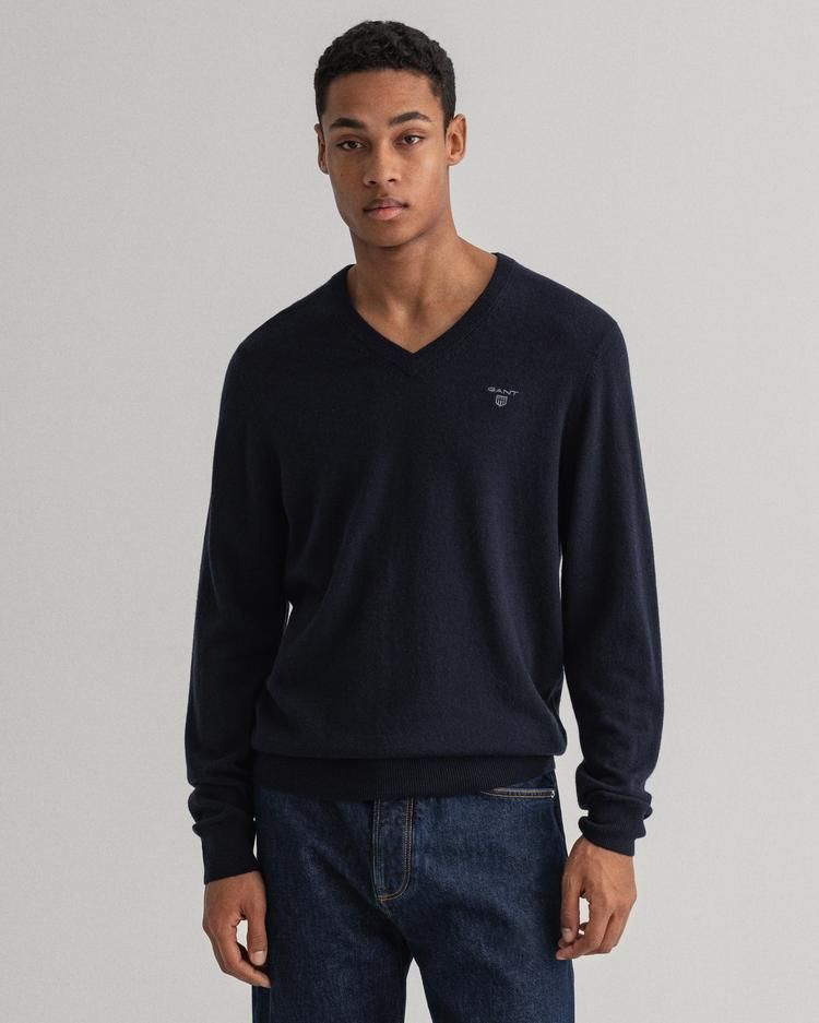 

Пуловер мужской GANT 8010520 синий 2XL, 8010520