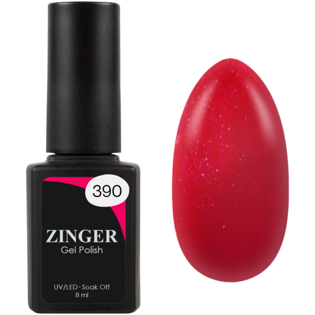 

Гель-лак Zinger 390 Клубника