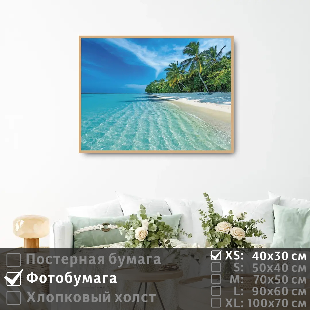 

Постер на фотобумаге ПолиЦентр Лазурное побережье 40х30 см, ЛазурноеПобережье