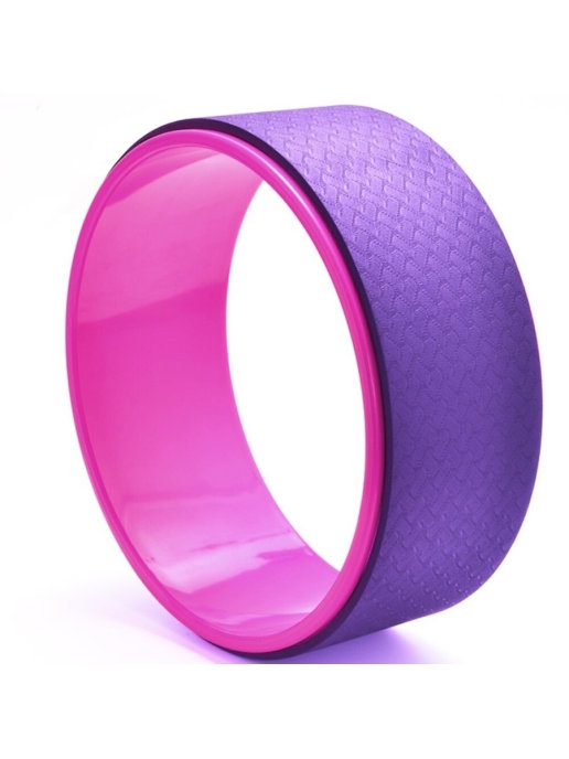 фото Колесо для йоги solmax розово-фиолетовый