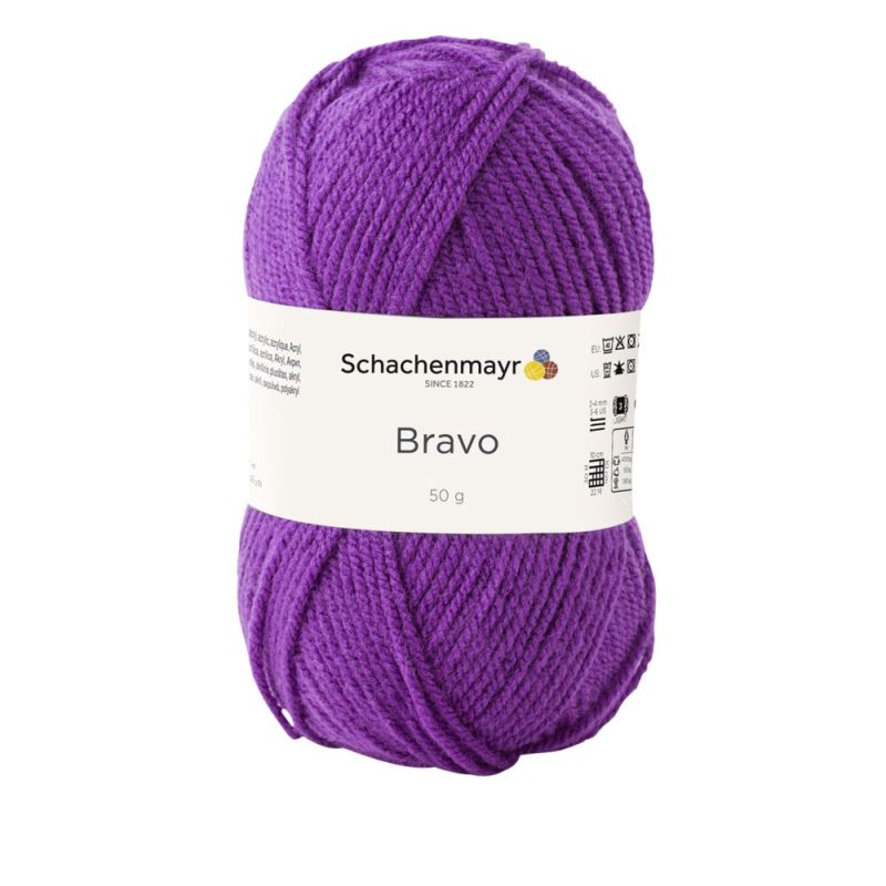 

Пряжа Schachenmayr Bravo 9801211 08303, violett, фиолетовый, 08303, violett, фиолетовый
