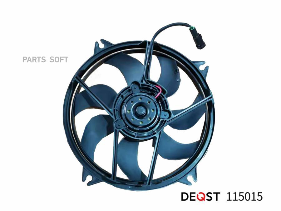 DEQST 115015 Вентилятор радиатора двигателя CITROEN C4 (NC_) 11.09-