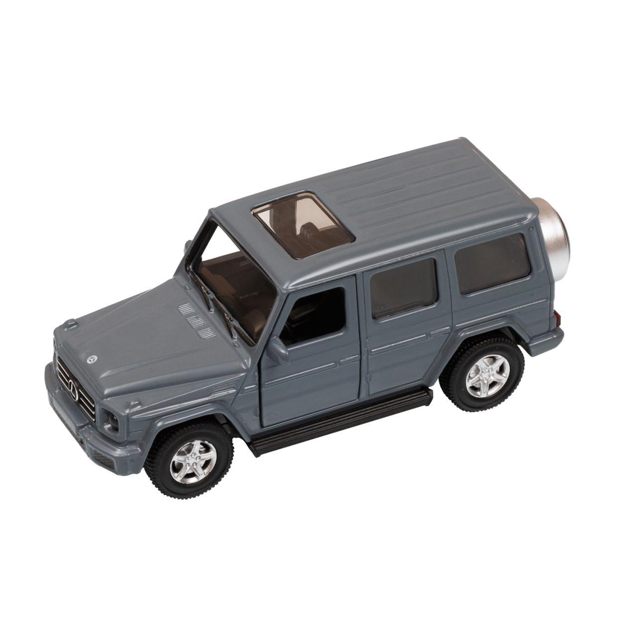 

Игрушечная машинка Mercedes-Benz G350d, 11 см. серый, инерция металл JB1251222