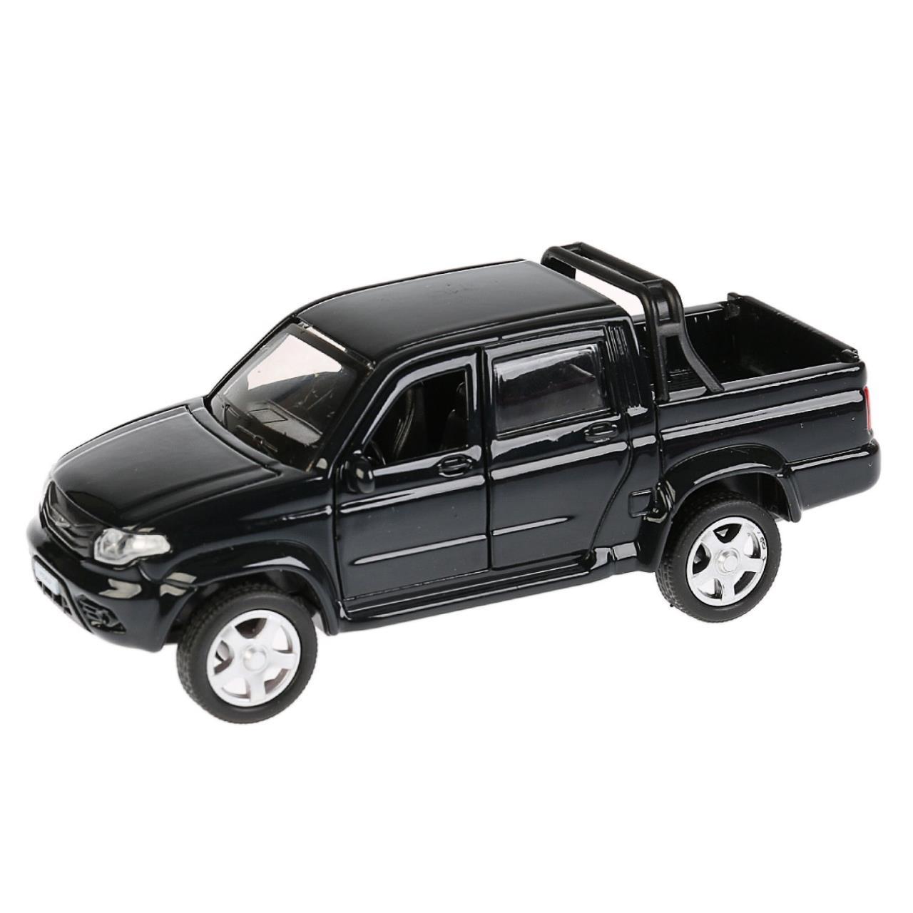 

Игрушечная машинка Uaz Picup монстр джип матовый черный 12 см металл PICKUP-BE360