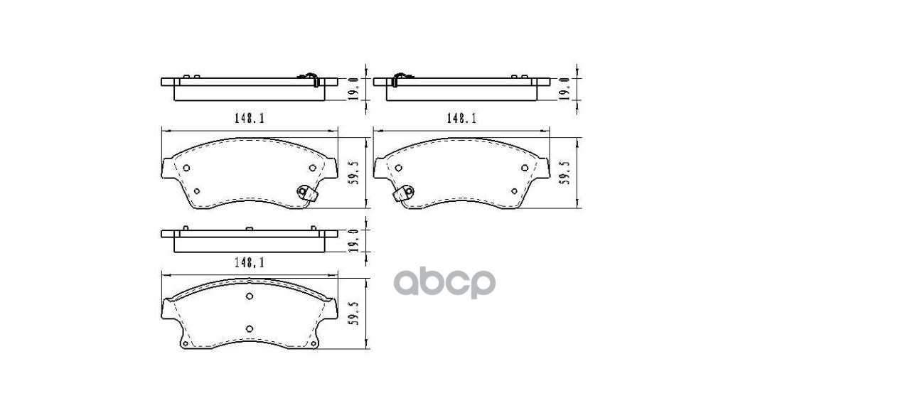 

Колодки дисковые передние \ Chevrolet Cruze/Orlando 1.4-2.0 09> 1шт WINKOD W2143112BP