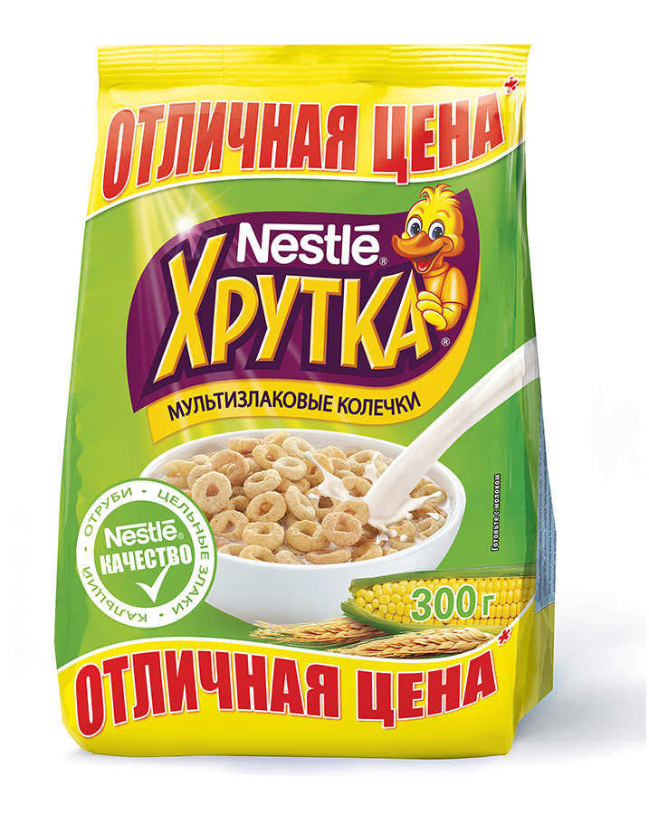 

Сухой завтрак Хрутка колечки 300 г