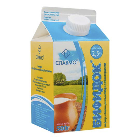 

Бифидок Славмо 2,5% 500 г