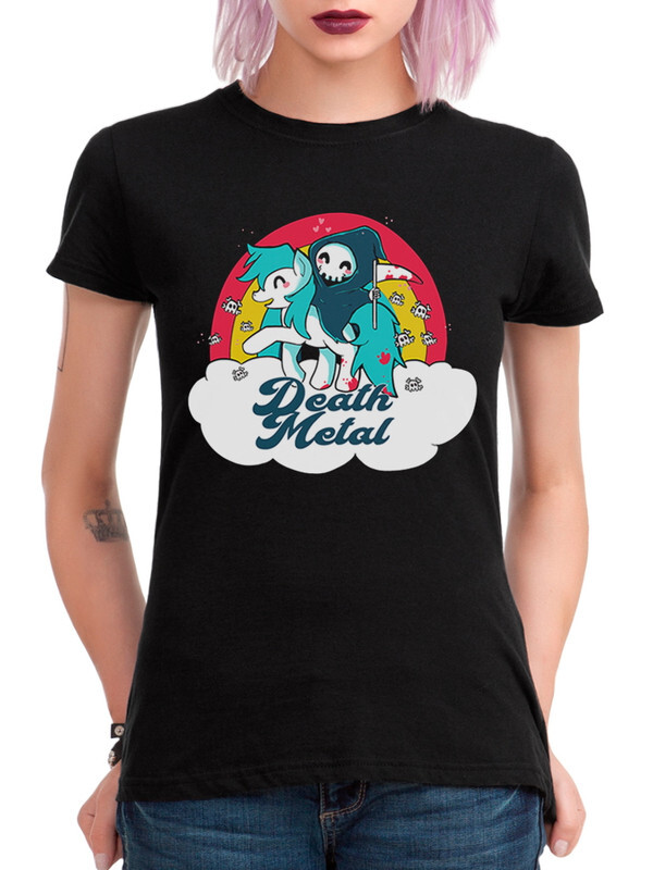 

Футболка женская Dream Shirts Death Metal черная XS, Death Metal