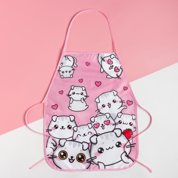 

Фартук детский Этель "Lovely cats", 49 х 39 см, Розовый