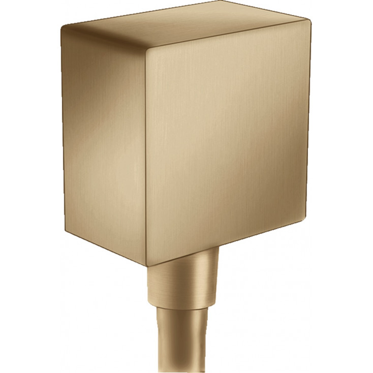 

Шланговое подсоединение Hansgrohe Fixfit Square 26455140 (бронза), Золотистый