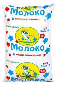 

Молоко 3% пастеризованное 1 л Деревенский Молочный Завод