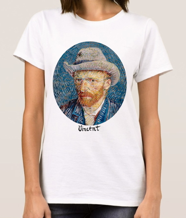 

Футболка женская Dream Shirts Винсент Ван Гог белая L, Белый, Винсент Ван Гог