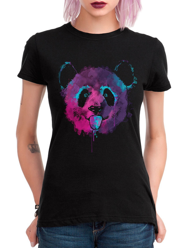 

Футболка женская Dream Shirts Панда - Арт черная S, Черный, Панда - Арт