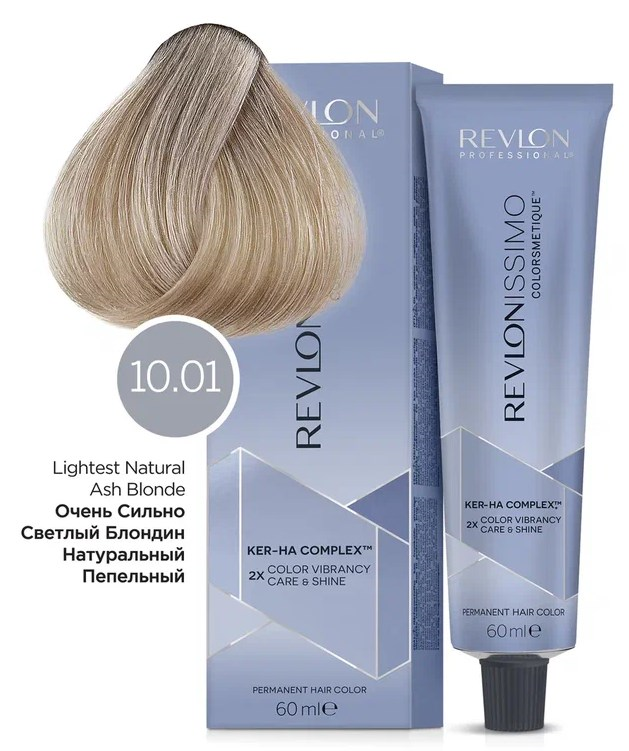 

Краска для волос Revlon Professional Revlonissimo Colorsmetique Color & Care, 10.01