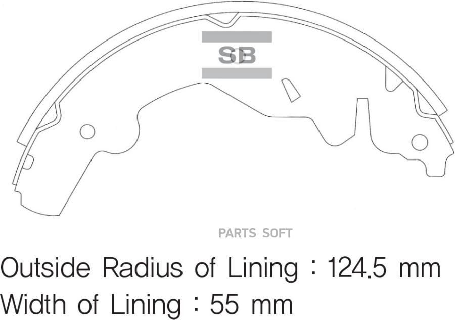 

Тормозные колодки Sangsin brake SA070