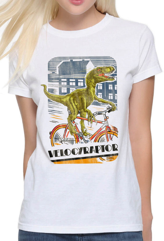 

Футболка женская Dream Shirts Велоцираптор белая 3XL, Велоцираптор