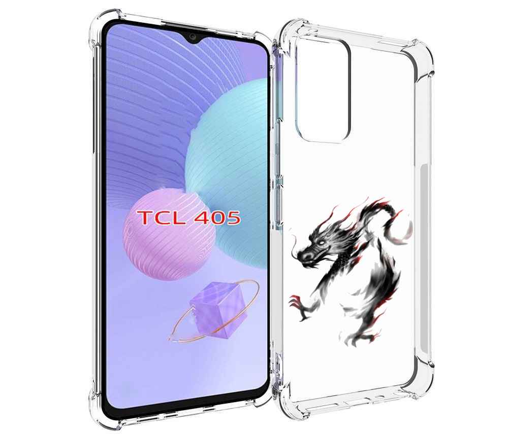 

Чехол MyPads черный дракон для TCL 405, Tocco